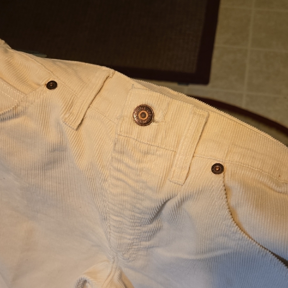 GAP Cream Straight Leg Pants 29 - Picture 5 of 10